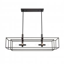 ELK Home Plus 66286/8 - Kinsley 38'' Wide 8-Light Linear Chandelier - Oil Rubbed Bronze