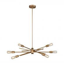 ELK Home Plus 66971/6 - Xenia 6-Light Chandelier in Matte Gold