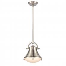 ELK Home Plus 67785/1 - Urbanite 9'' Wide 1-Light Mini Pendant - Satin Nickel