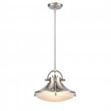 ELK Home Plus 67786/1 - Urbanite 13'' Wide 1-Light Pendant - Satin Nickel