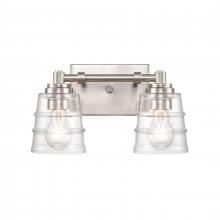 ELK Home Plus 67961/2 - Pulsate 13'' Wide 2-Light Vanity Light - Satin Nickel