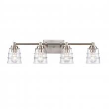 ELK Home Plus 67963/4 - Pulsate 30.25'' Wide 4-Light Vanity Light - Satin Nickel