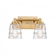 ELK Home Plus 67971/2 - Pulsate 13'' Wide 2-Light Vanity Light - Satin Brass