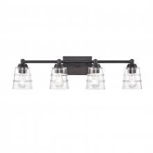 ELK Home Plus 67983/4 - Pulsate 30.25'' Wide 4-Light Vanity Light - Matte Black