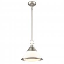 ELK Home Plus 81445/1 - Sven 12'' Wide 1-Light Pendant - Satin Nickel