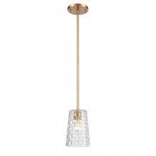 ELK Home Plus 82175/1 - Lightweave 5.5'' Wide 1-Light Mini Pendant - Satin Brass