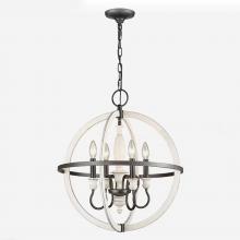 ELK Home Plus 90203/4 - Brownell 20'' Wide 4-Light Chandelier - Anvil Iron