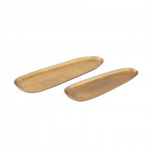 ELK Home Plus H0897-9846/S2 - Blain Tray - Set of 2 Brass (2 pack) (2 pack)