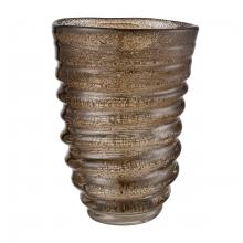 ELK Home Plus S0047-11323 - Metcalf Vase - Large Bubbled Brown