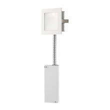 ELK Home Plus WLE-101W-RM - Step Light - Wall Rec, Retrofit (LED) w/driver + source. Opal Lens /White Trim.