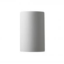 Justice Design Group CER-5940W-BIS-LED1-1000 - Small ADA LED Cylinder - Closed Top (Outdoor)