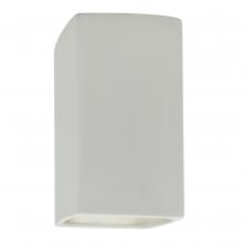 Justice Design Group CER-5950W-BIS-LED1-1000 - Large ADA LED Rectangle - Closed Top (Outdoor)