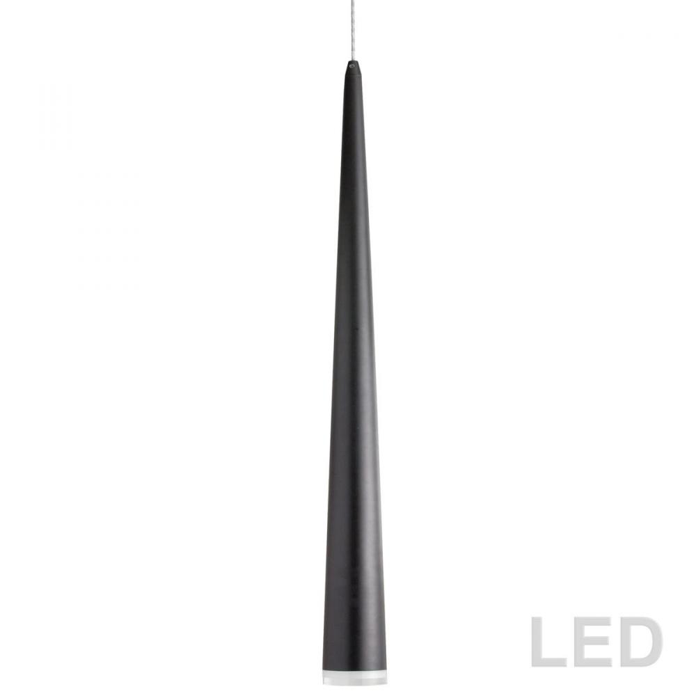 5W Pendant, Matte Black Finish