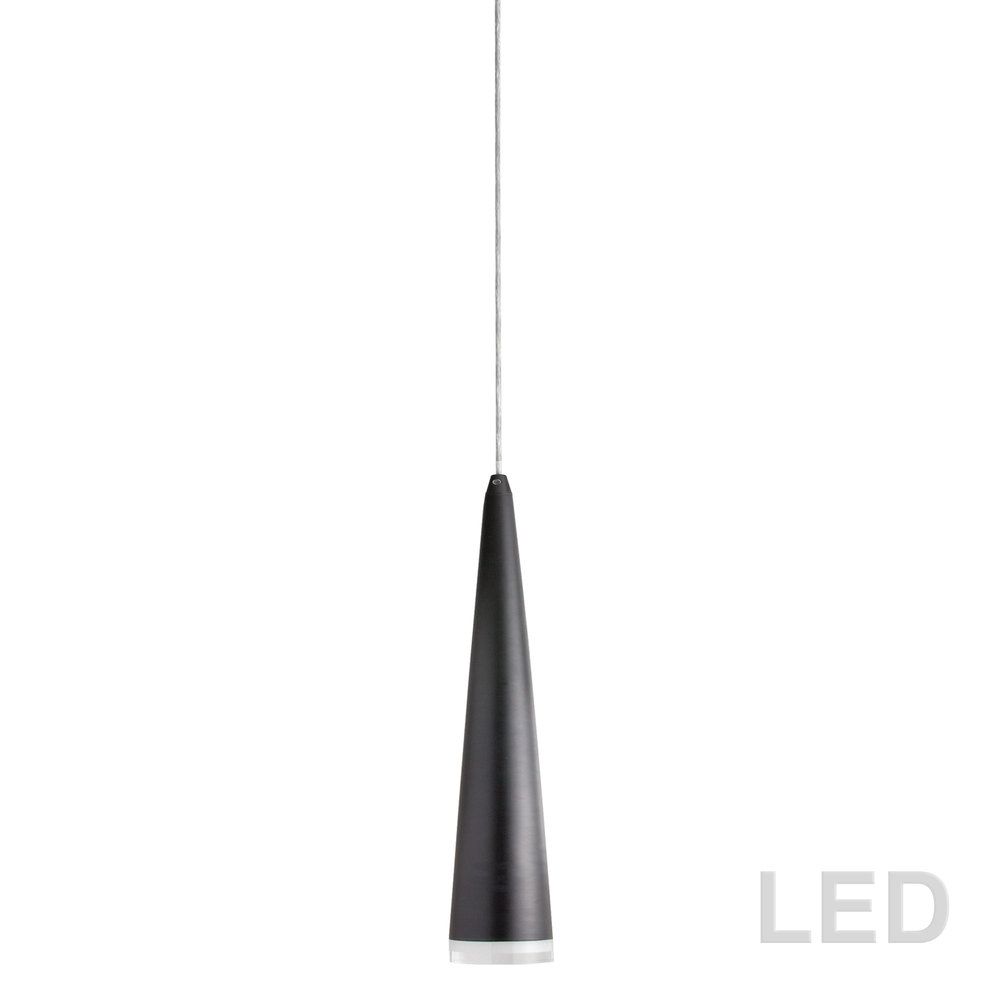 5W Pendant, Matte Black Finish