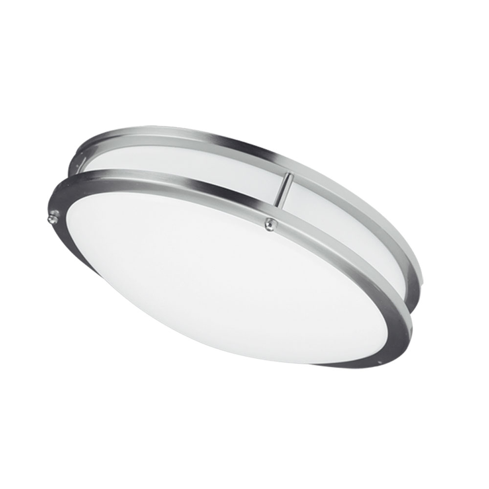 Ceiling Flush 26W 410mm (16"),Satin Chrome