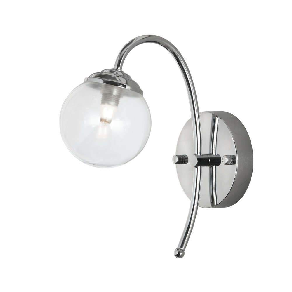 1LT G9 Wall Sconce, Polished Chrome Finish