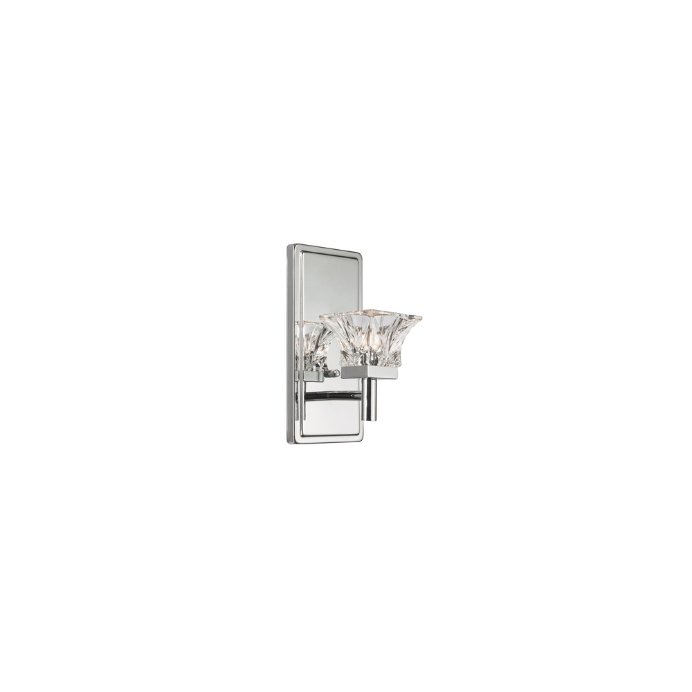 1LT Halogen Wall Sconce, PC Finish