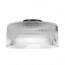 Dainolite NAD-123FH-MB-FL - 1LT Flush Mount, MB w/ FL Glass