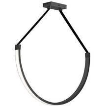 Dainolite REG-401LEDP-MB - 50W Pendant Matte Black with White Silicone Diffuser