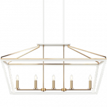 Matteo Lighting C67005WHAG - Mavonshire Chandelier