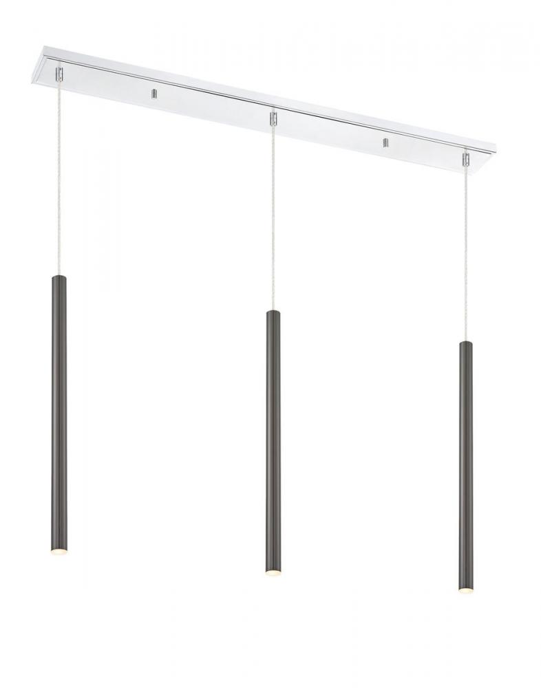 3 Light Linear Chandelier