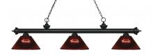 Z-Lite 200-3MB-ARBG - 3 Light Billiard