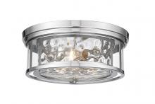 Z-Lite 493F3-PN - 3 Light Flush Mount