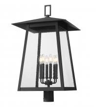 Z-Lite 5015PHXXLR-BK - 6 Light Outdoor Post Mount Fixture