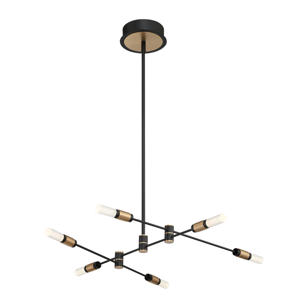 Albany, Chandelier, 6LT , LED, Blk