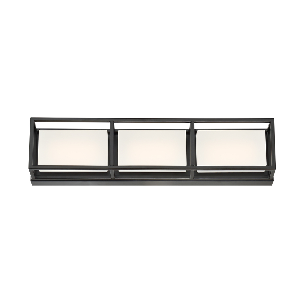 Tamar, Bathbar, 3LT , LED, Sml, Blk