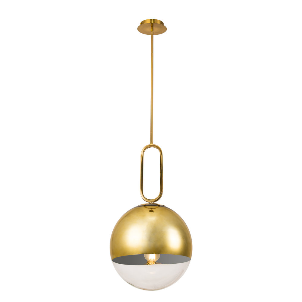 Prospect, Pendant, 1LT , Lrg, Gold