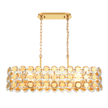 Eurofase 44287-020 - Perrene 8 Light Chandelier in Gold