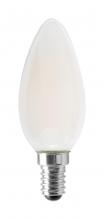 Satco Products Inc. S12117 - 4.5 Watt; B11 LED; Frosted; 350 Lumens; 3000K; European base; 120 Volt