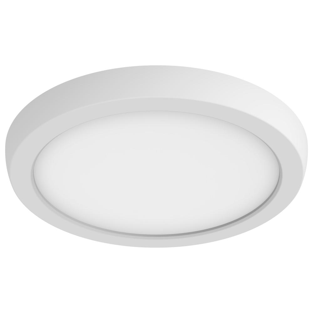 Blink Pro - 11 Watt; 7 Inch; LED Fixture; Round Shape; 4000K; White Finish; 120/277 Volts