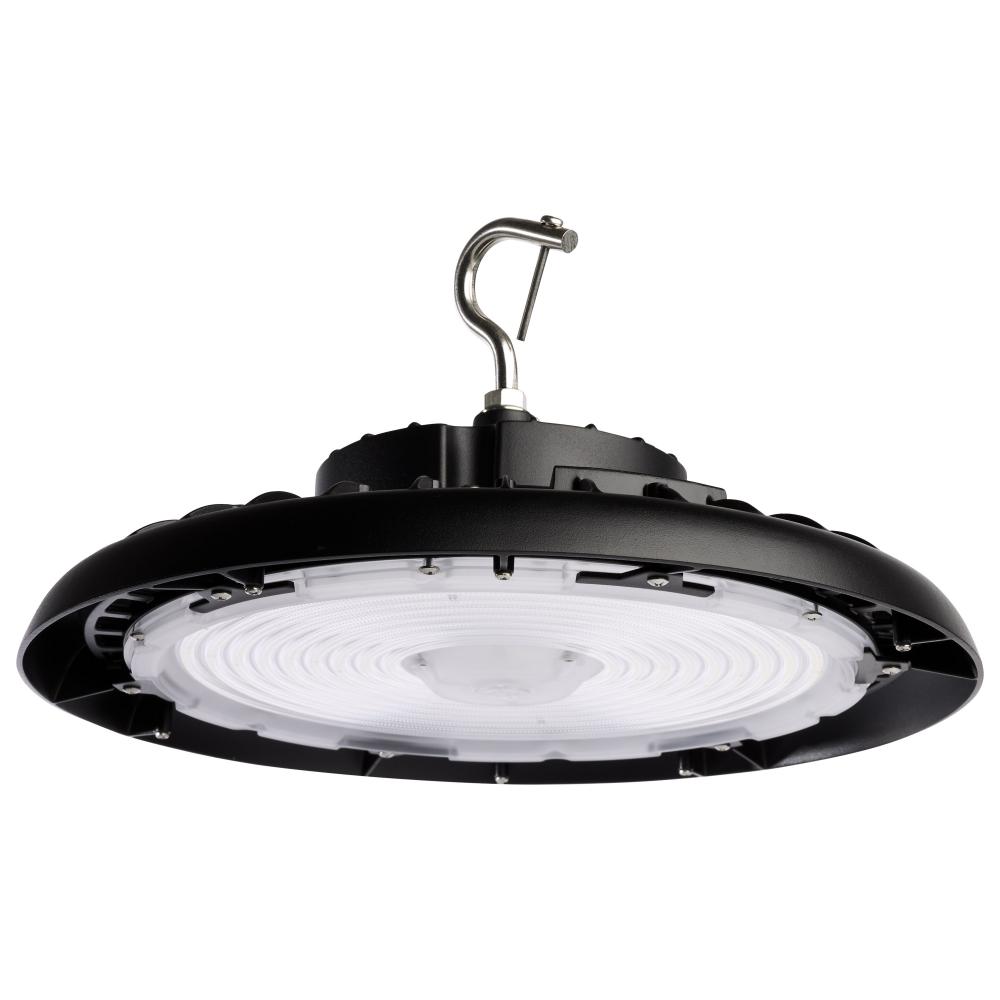 240 Watt UFO LED High Bay; 4000K; 33840 Lumens; 277-480 Volt; Black Finish