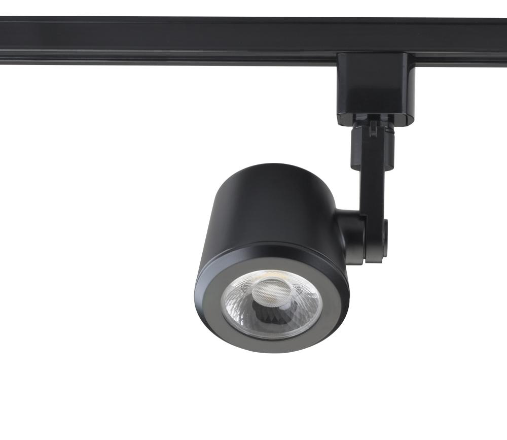 LED 12W Track Head - Taper Back - Black Finish - 24 Degree Beam