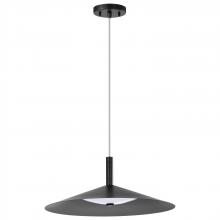 Nuvo 62/2073 - Corrine; 18 Inch LED Pendant; Matte Black; 3K/4K/5K CCT Selectable