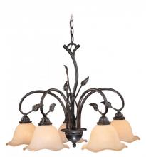 Vaxcel International CH38805OL - Vine 5L Chandelier Oil Shale