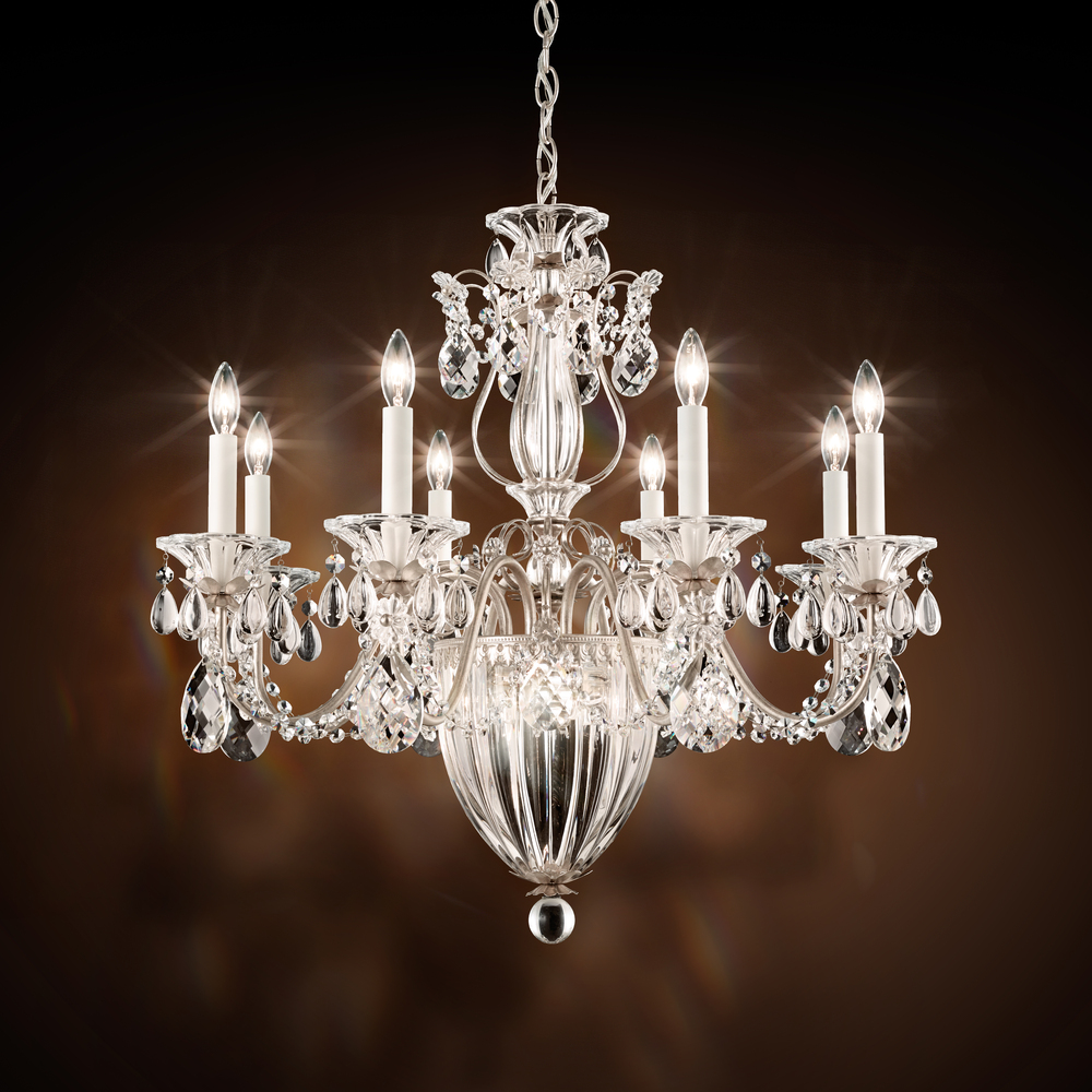 Bagatelle 11 Light 120V Chandelier in Etruscan Gold with Clear Heritage Handcut Crystal