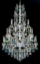 Schonbek 1870 5782-23H - Bordeaux 25 Light 120V Chandelier in Etruscan Gold with Clear Heritage Handcut Crystal