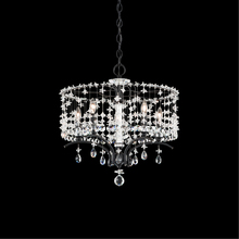 Schonbek 1870 TC1018N-06H - Bella Rose 5 Light 120V Chandelier in White with Clear Heritage Handcut Crystal