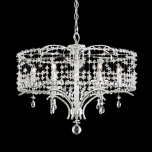 Schonbek 1870 TC1024N-59H - Bella Rose 6 Light 120V Chandelier in Ferro Black with Clear Heritage Handcut Crystal