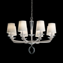 Schonbek 1870 MA1008N-06O - Emilea 8 Light 120V Chandelier in White with Optic Crystal