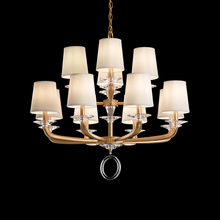 Schonbek 1870 MA1012N-23O - Emilea 12 Light 120V Chandelier in Etruscan Gold with Optic Crystal