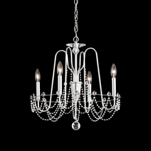 Schonbek 1870 AR1004N-40O - Esmery 4 Light 120V Chandelier in Polished Silver with Clear Optic Crystal