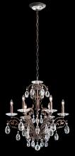 Schonbek 1870 FE7006N-48H - Filigrae 6 Light 120V Chandelier in Antique Silver with Heritage Handcut Crystal