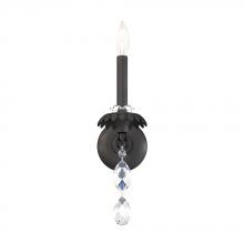 Schonbek 1870 AT1001N-48H - Helenia 1 Light 120V Wall Sconce in Antique Silver with Heritage Handcut Crystal