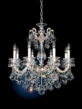 Schonbek 1870 5073-22 - La Scala 8 Light 120V Chandelier in Heirloom Gold with Clear Heritage Handcut Crystal