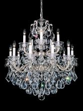 Schonbek 1870 5075-76 - La Scala 15 Light 120V Chandelier in Heirloom Bronze with Heritage Handcut Crystal