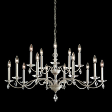 Schonbek 1870 MD1015N-48H - Modique 15 Light 120V Chandelier in Antique Silver with Heritage Handcut Crystal